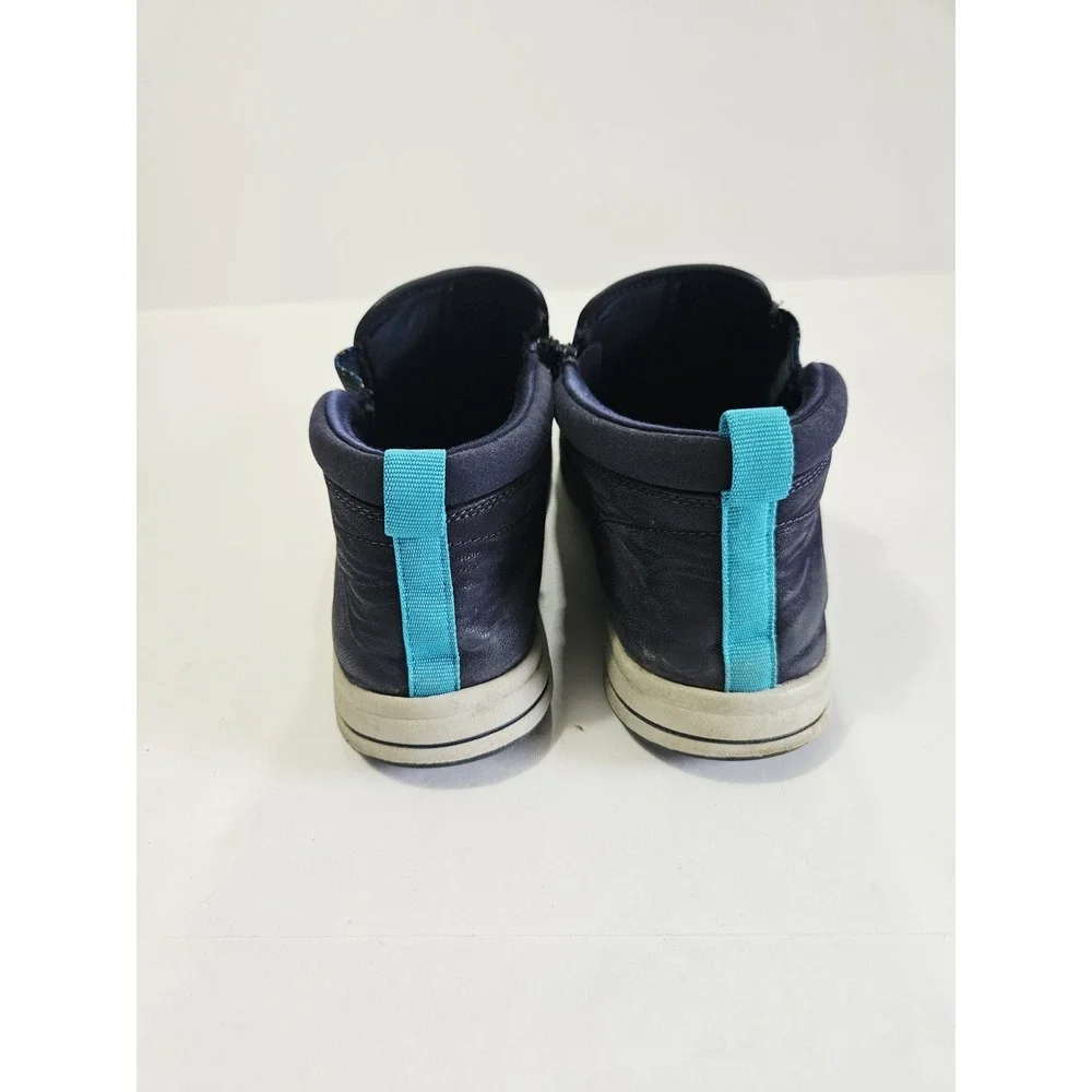 Clarks‎ Breeze Clover Ankle Boots Womens 9.5 Blue Side Zip Cloudstepper Casual